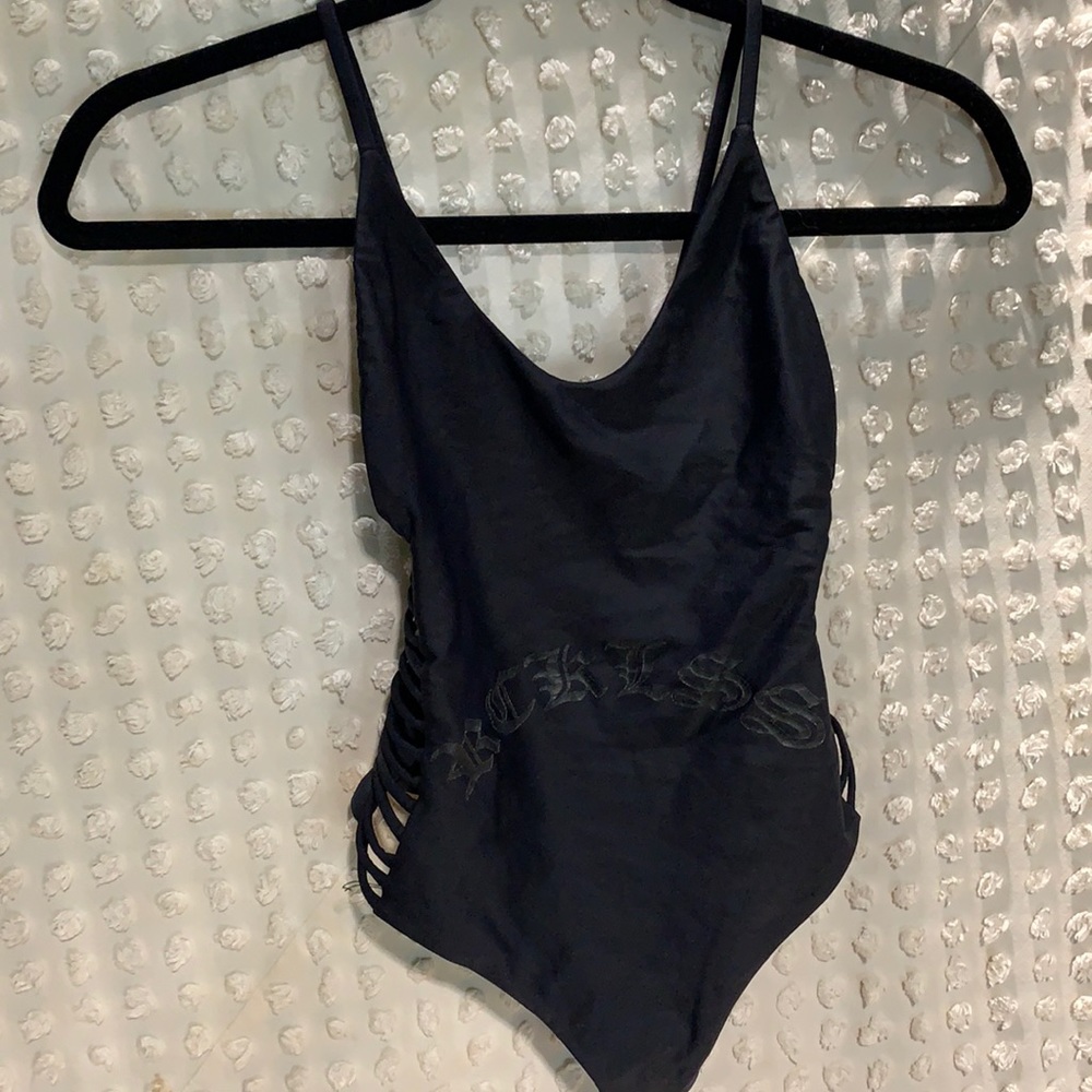 Stone fox brand black one piece size XS